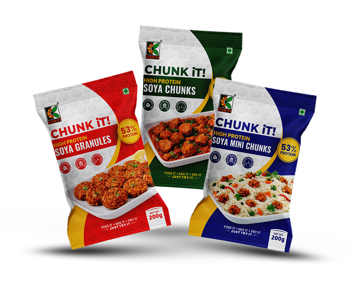 Soya Chunks Packaging Design zz
